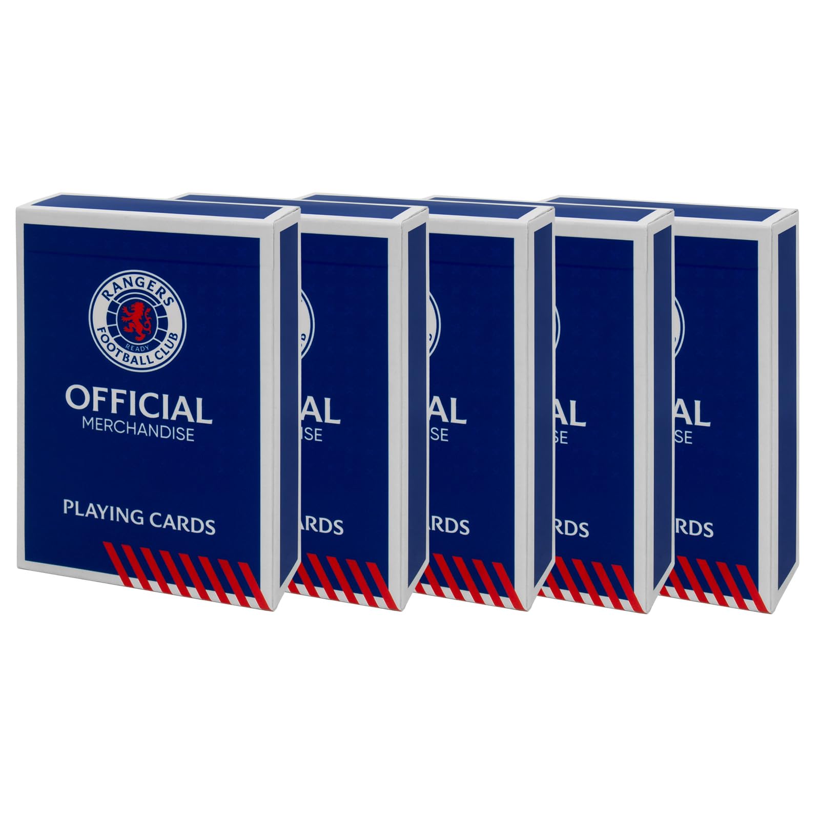 Rangers F.C. Playing Cards - Official Football Gift 52-Card Deck, 5 Pack