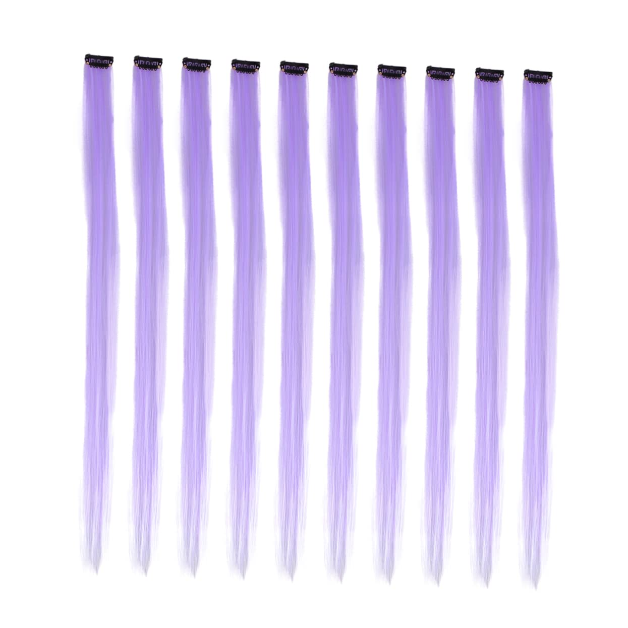 Hair Toers Wig 10 Piece Set Women’s Hair Extensions Gray Resistant Stylish Look