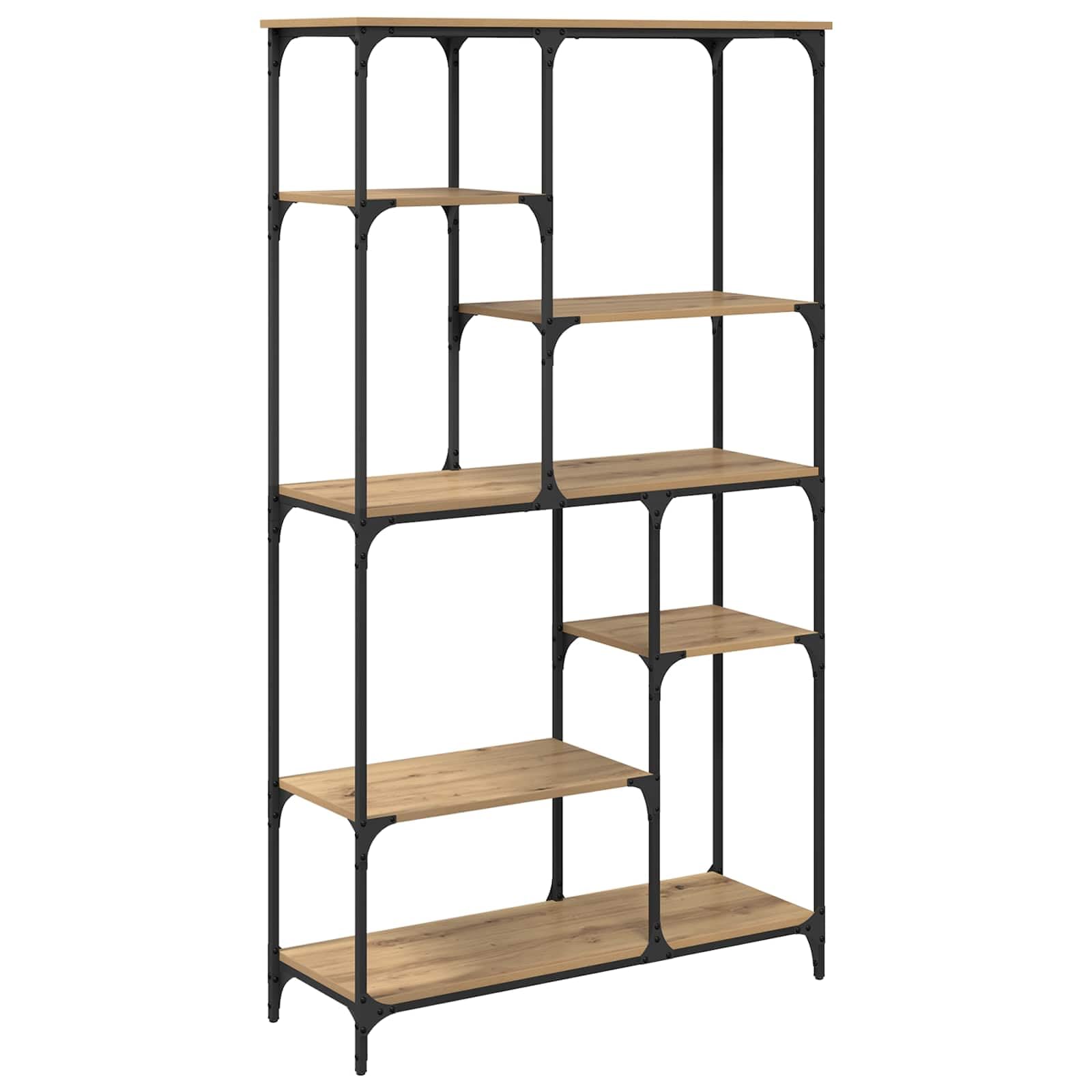 Generisch Bücherregal Artisan-Eiche 99 x 35,5 x 176 cm Holzwerkstoff,Möbel,Regalsysteme,Bücherregale Bücherschränke-882776