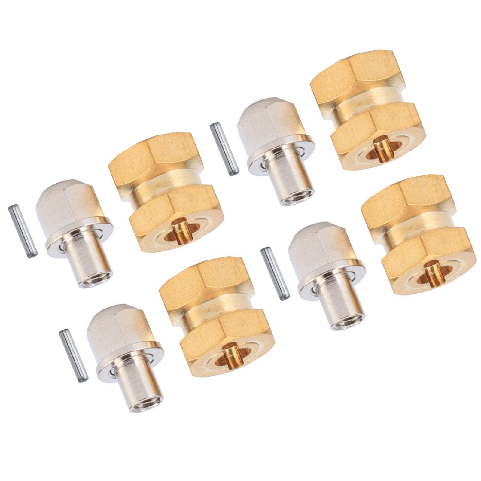 Estensione Esagonale da 12 mm, Vari Modelli Disponibili Distanziali Ruota Rc in Ottone Massiccio per Auto cingolata SCX10 90046 90047 1/10 RC(12mm)