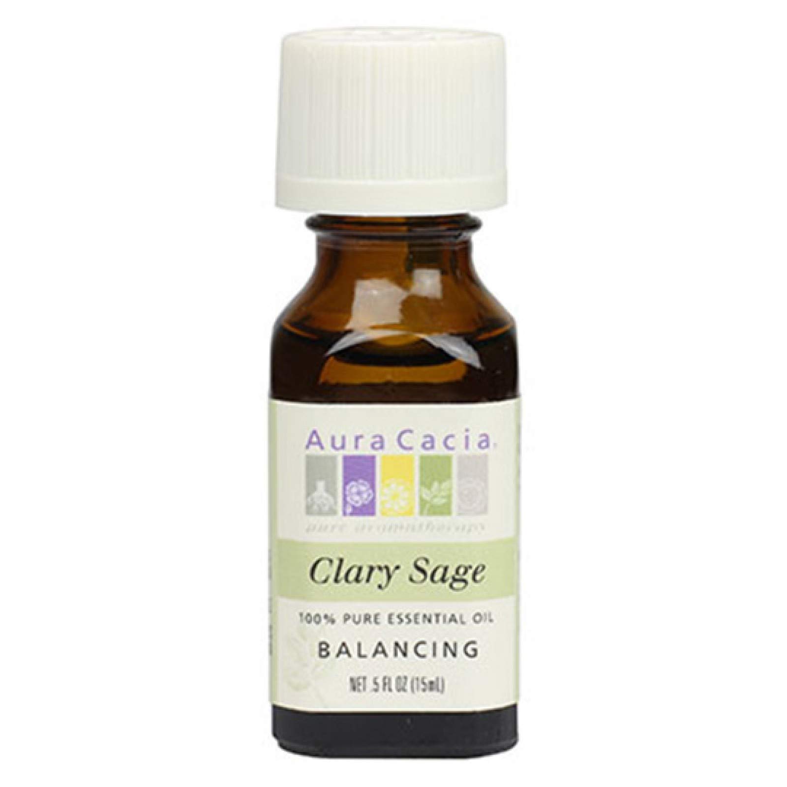 Aura Cacia100 Percent Pure Clary Sage Essential Oil, 5 Ounce - 3 per case.