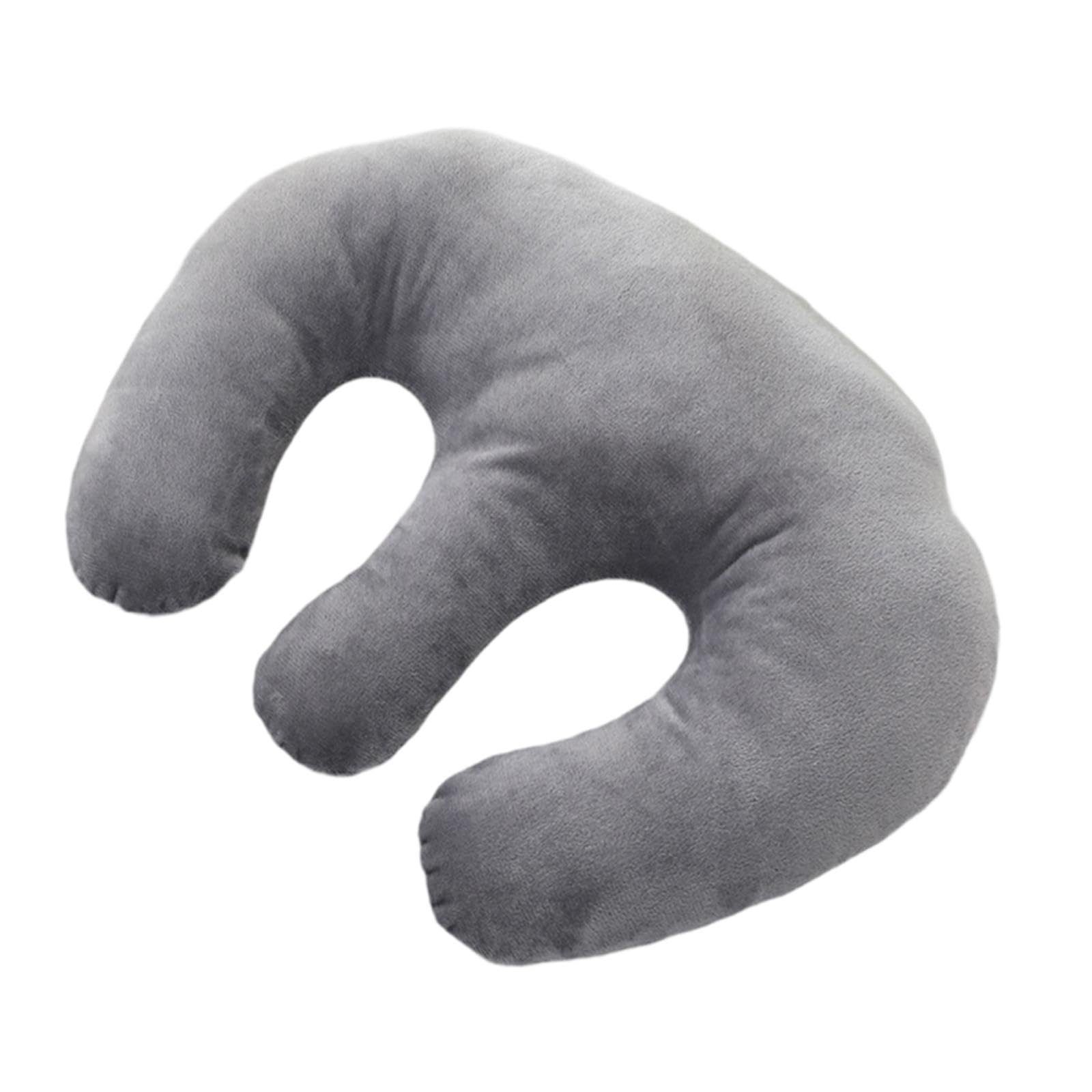 HouseVibe Breast Pillow Beauty Salon Chest Pillow Massage Bolster Cushion for Travel- Gray