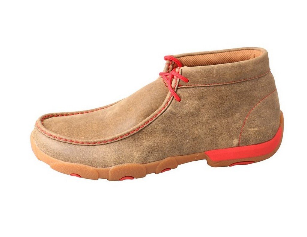 Twisted X Men's Driving Moccasins, Color: Bomber/Red, Size: 11.5, Width: W (MDM0036-11.5-W0