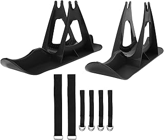 Snow Ski Scooter, Multifunctional Snow Scooter Ski Board Parts, Snow Scooter Runners for Pushchairs Bicycle Ski Board Ski Set Bicycle Snow Ski Set for Balance Bikes
