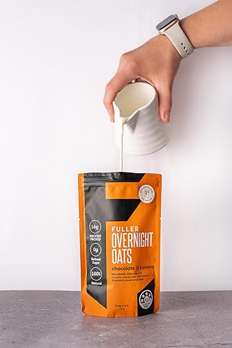 Miniatura 3 de Deliciosa avena de plátano de chocolate con alto contenido de proteínas  FULLER diseñado por nutricionistas para más tiempo con bajo contenido de