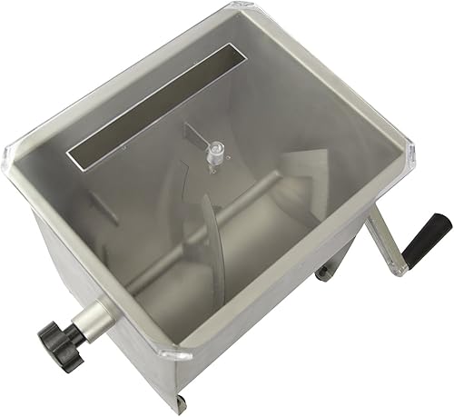 Miniatura 5 de Chard MM-102, Mezclador de carne con tolva de acero inoxidable, 20 libras, plata