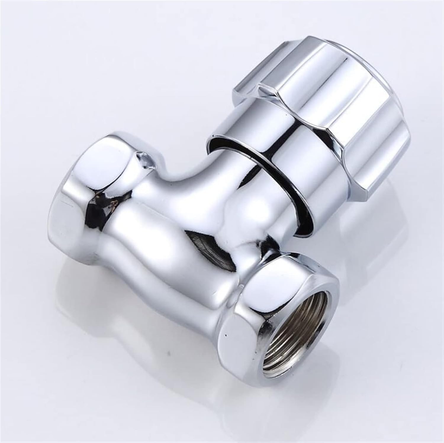 G1/2 Brass Inner/Outer Threaded Switch Valve, Toilet Water Heater Water Pipe Shower Plating Angle Valve Water Stop Valve 1Pcs(A)