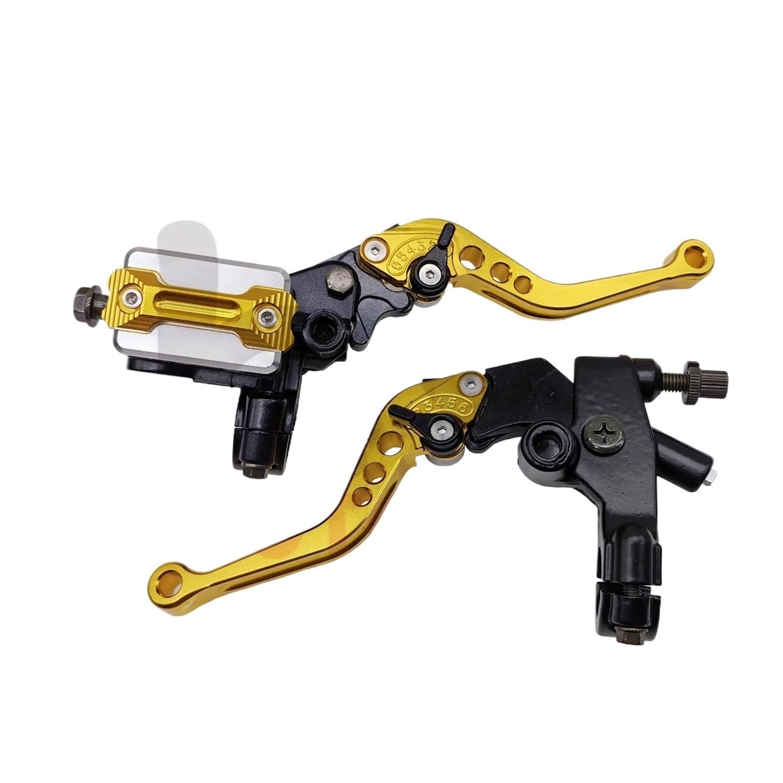 YWQJIOPM Motorcycle Brake Clutch Lever Universal Motorcycle Brake Master Cylinder 22MM Hydraulic Clutch Lever Adjustment Brake Clutch Handle for Motorbike