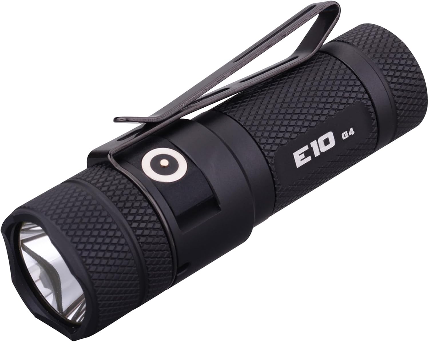 PowerTac E10R-G4: E10-G4 Magnetic Charging EDC- Magnetic Tailcap, Black