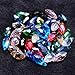 SROMAY 150pcs 6x12mm Teardrop Glass Crystal Beads, Briollete Top Drilled Shape Assorted AB Color Faceted Beads Pendants for Jewelry Making with Container Box