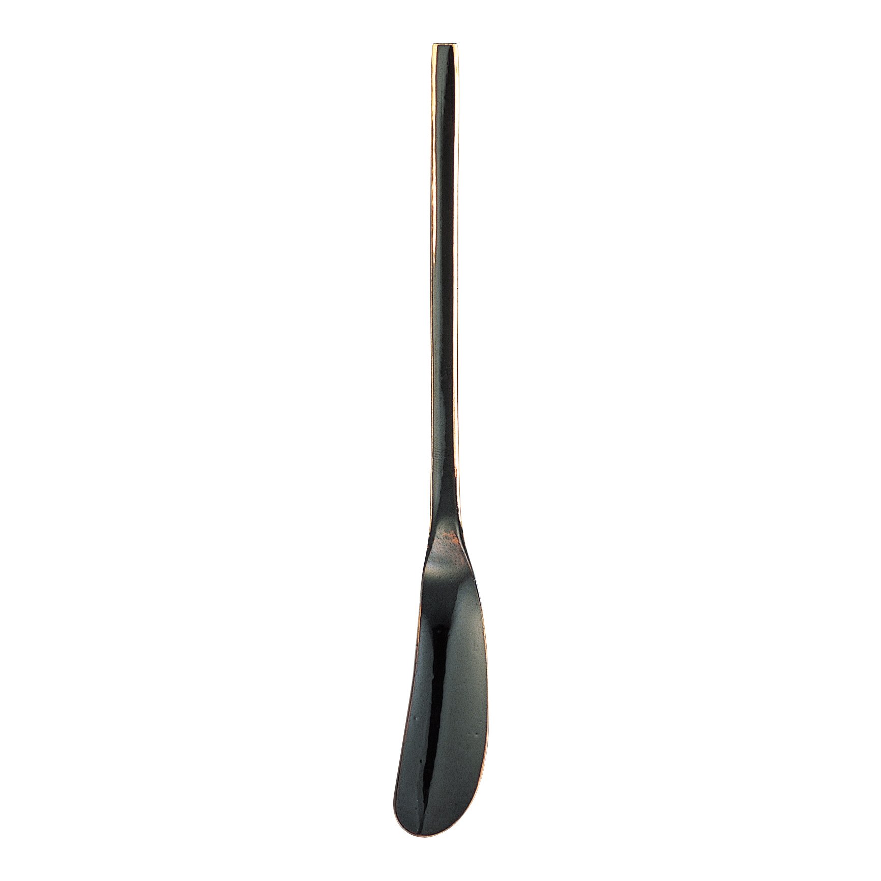 Amazon｜工房アイザワ ジャムナイフ 黒塗り純銅洋食器 1400-6U｜バター 