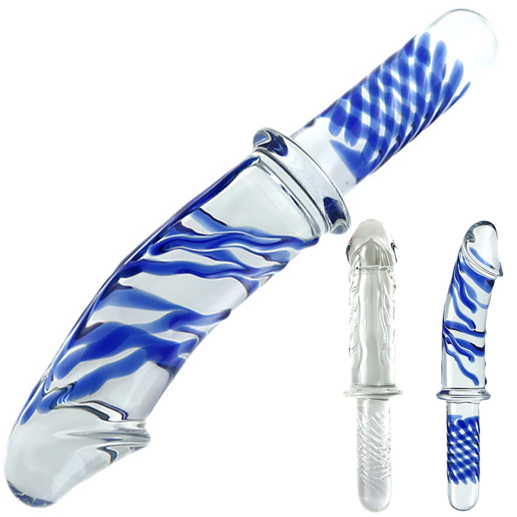 ScreaAss 29Cm Extra Lang Glas Dildo XXL Riesige Gewinde Analdildos  Realistische Dildos Kristall Glasdildo Mit Griff Glasplug Analplug Big Butt  Plug Klar Sexspielzeug Für Frauen Männer,Blau,29cm : Amazon.de: Drogerie &  Körperpflege