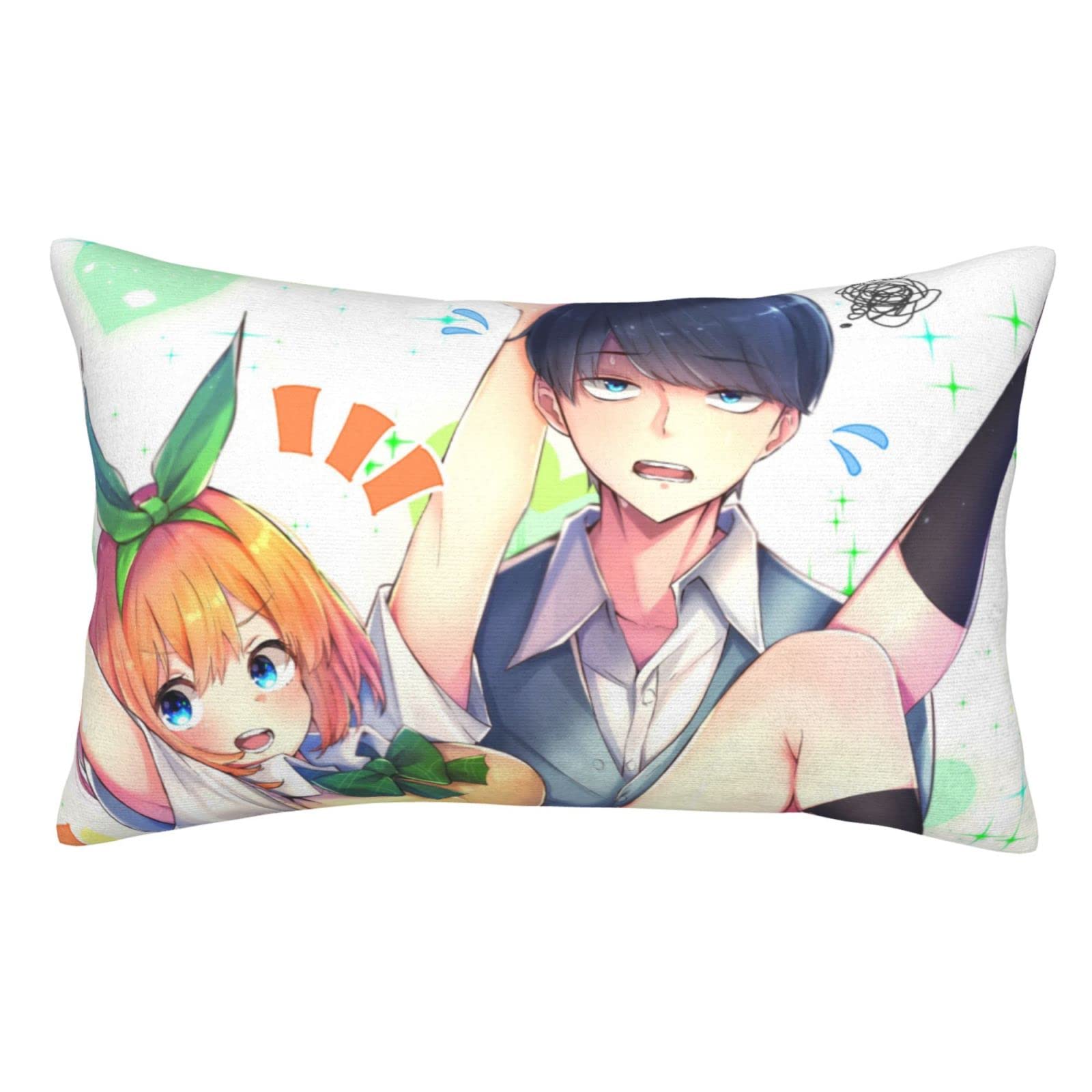 Amazon｜五等分の花嫁 上杉風太郎 中野四叶 枕カバー 40cm×60cm まくら