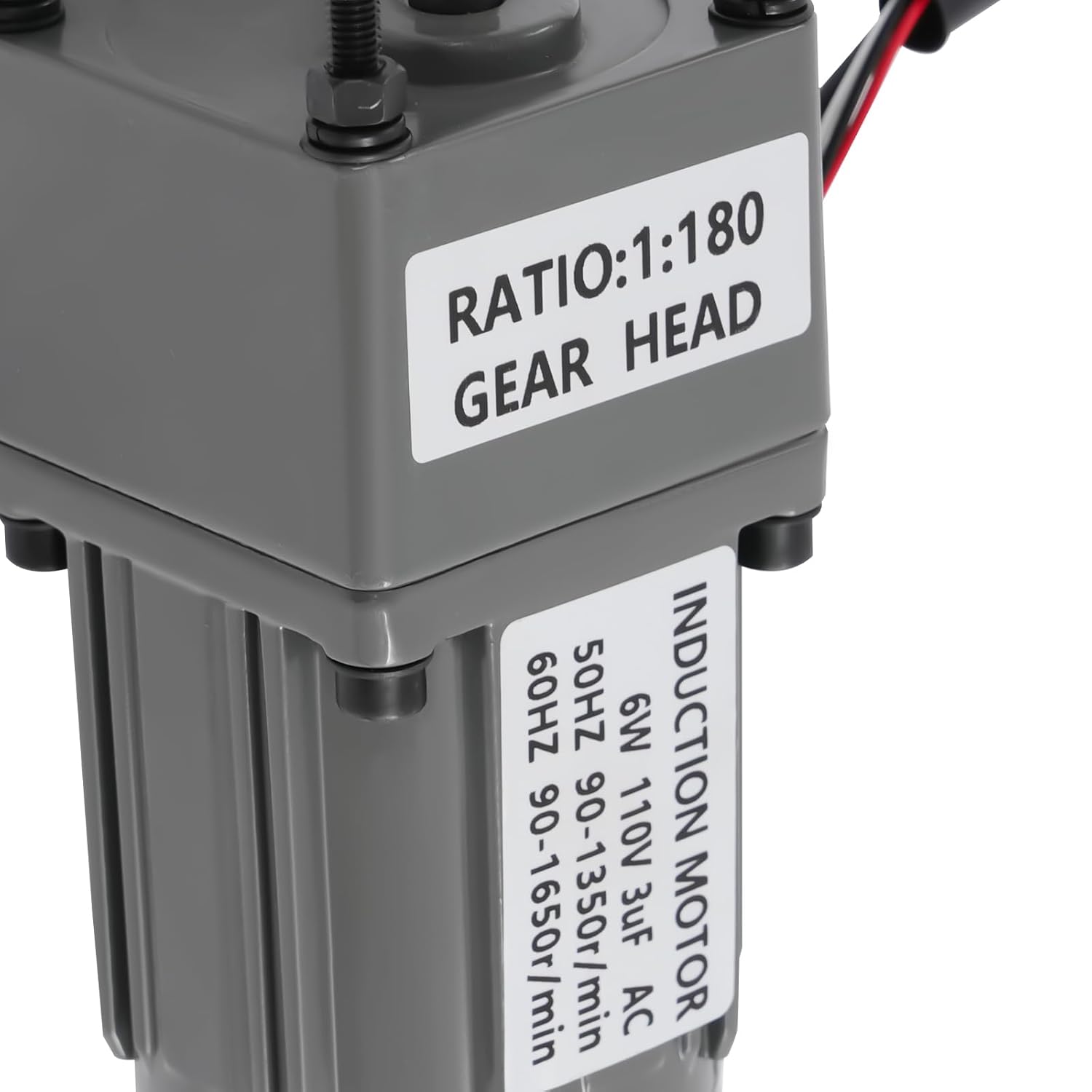 Gear Reducer Motor with Speed Controller AC 110V 6W Adjustable Variable Speed Gear Reduction Electric Motor
