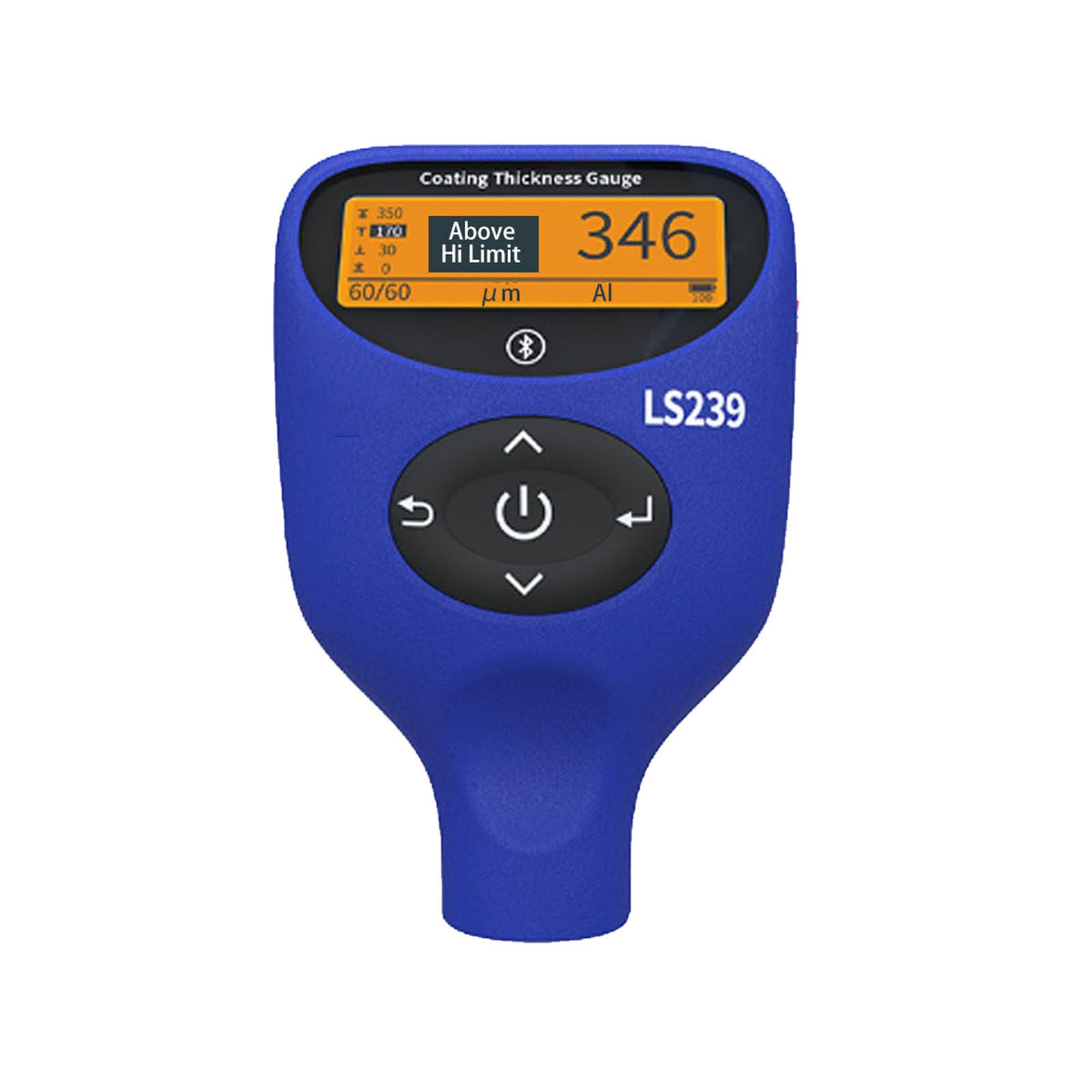 LjyAeono Coating Thickness Gauge Professional Galvanized Coating Thickness Tester Digital High Precision Industrial