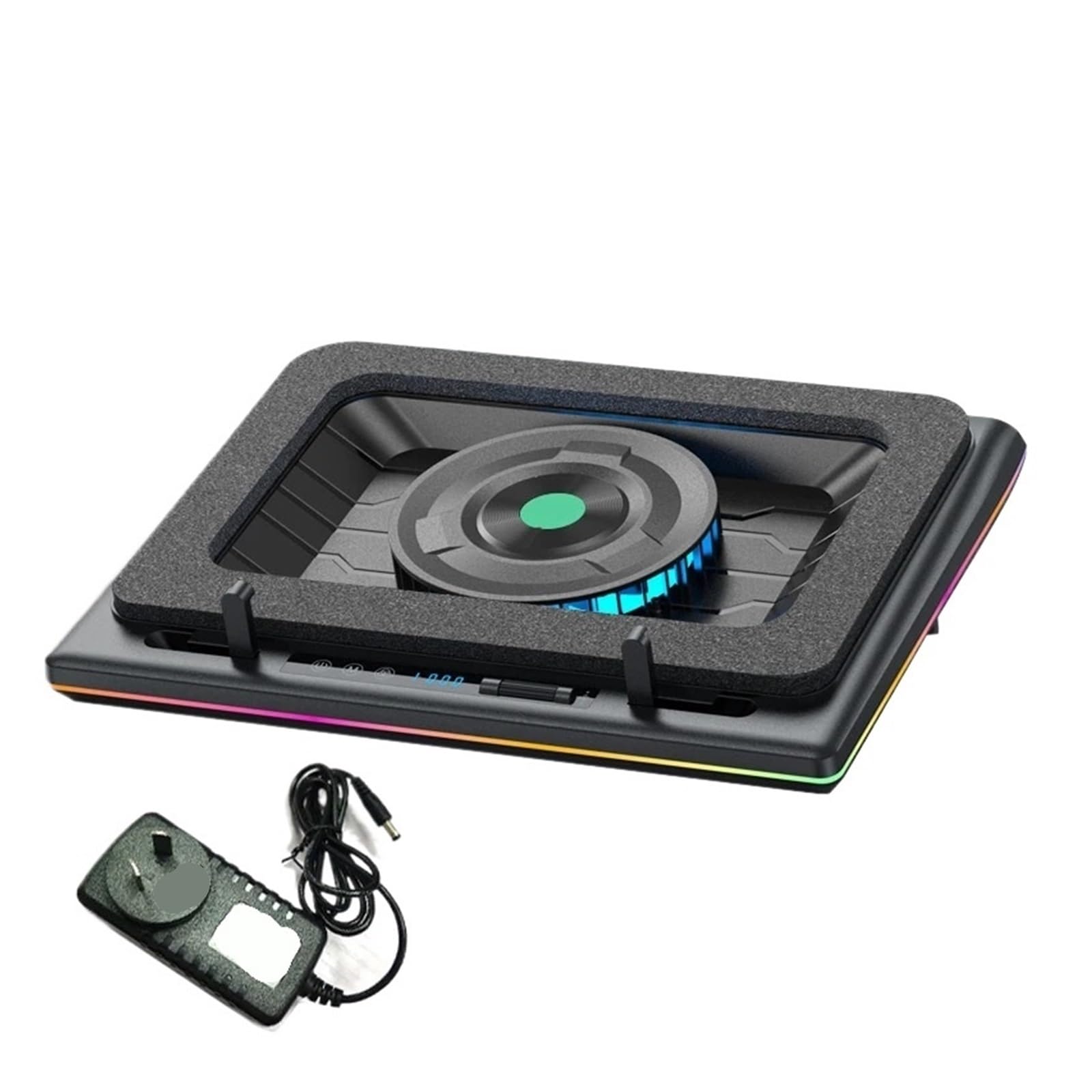 Refroidisseur portable de jeu V12 ventilateur turbine vitesse réglable écran LCD tactile