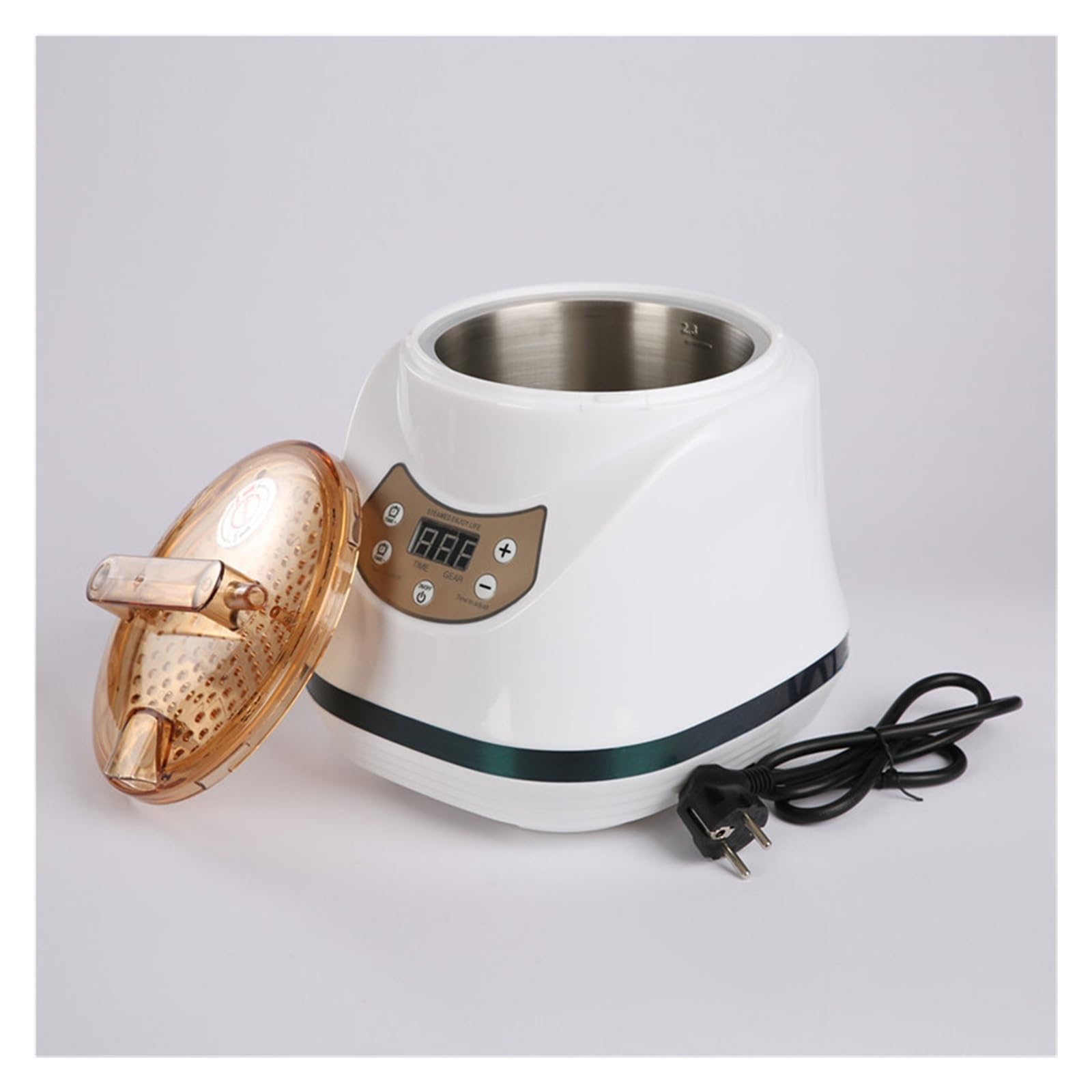 Maszyna spa z sauną parową Generator pary do sauny, 3 l, z em, wydajna maszyna do gotowania na parze o mocy 1500 W do prysznica łazienkowego Home SPA