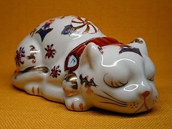 ねこ 猫 白猫 中国美術 陶器 置物 インテリア 工芸品 美術品 A3439 Amazon.co.jp: 猫 白猫 眠り猫 陶器 置物 インテリア 工芸 美術