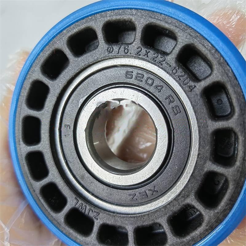 50PCS Escalator Step Chain Roller 76x22x6204 Use for XO508 OD76MM W22MM Bearing 6204 76x22x6204