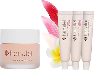 Hanalei Exfoliante labial de azúcar y paquete...