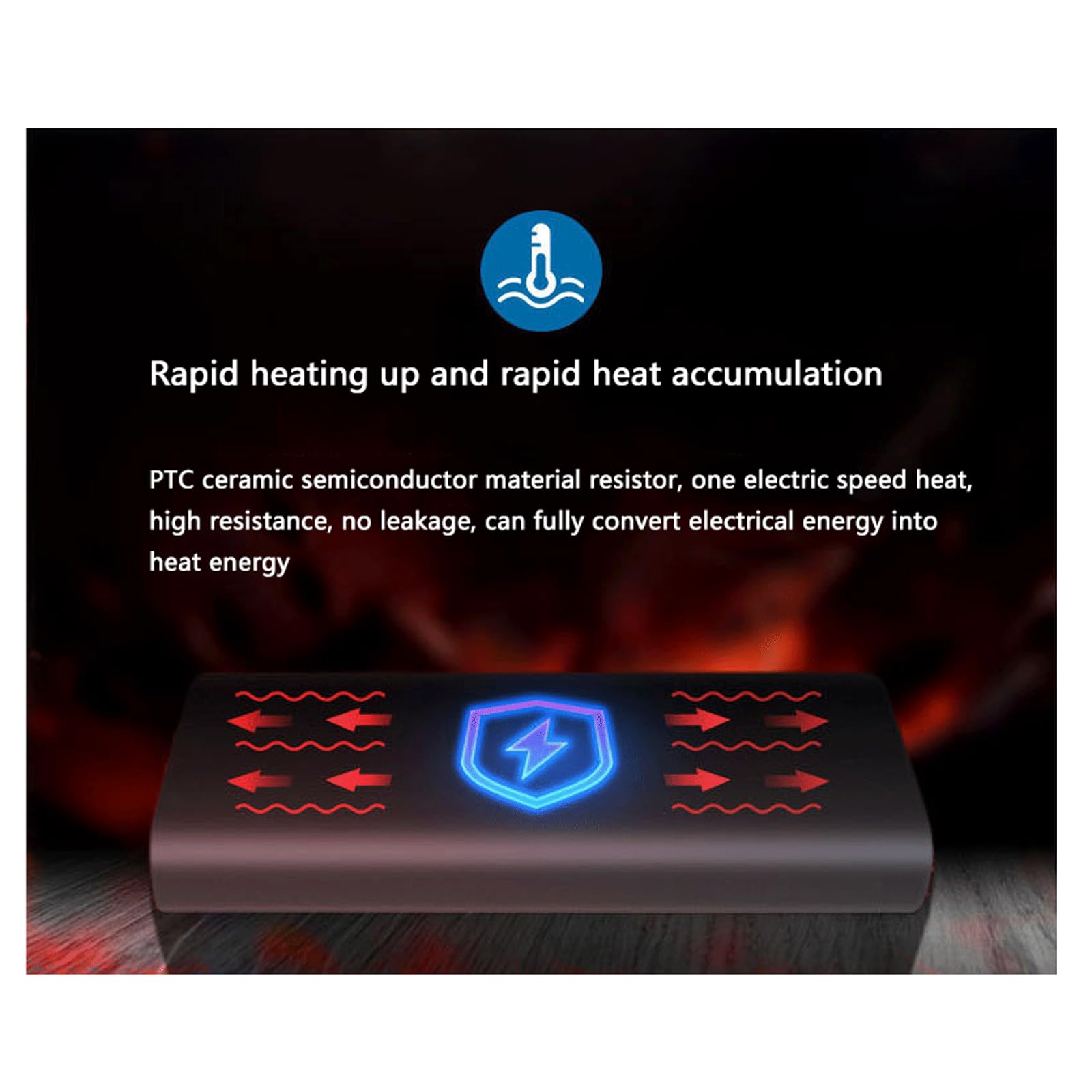 Varilla calefactora PTC, Calentador automático de conversión de frecuencia con Varilla calefactora para Tanque de Peces con Ahorro de Temperatura Constante, 100W (800W)
