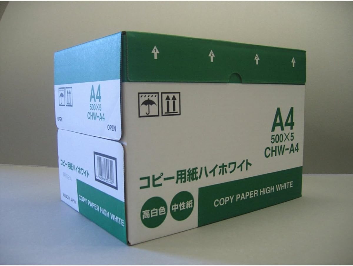 Nippon Paper copy paper high white A4 (1 box / 2,500 pieces) KP-PAHWA4-3 (japan import)