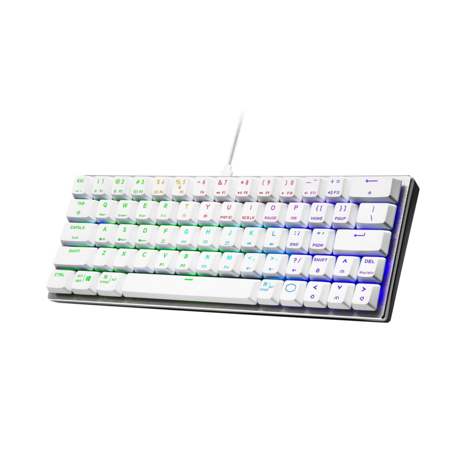 Amazon.com: Cooler Master SK620 60% Silver White Mechanical