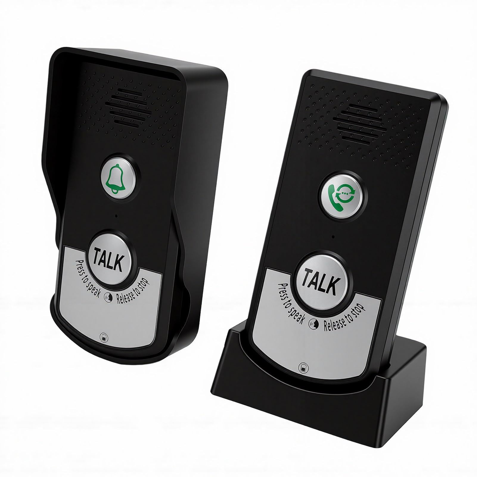 Timbre Inalámbrico con Intercomunicador de Voz de 2 Vías, Llamador Recargable de Largo Alcance para Hospital en Casa, de Llamada de Enfermera de Emergencia para Niños Mayores (1)