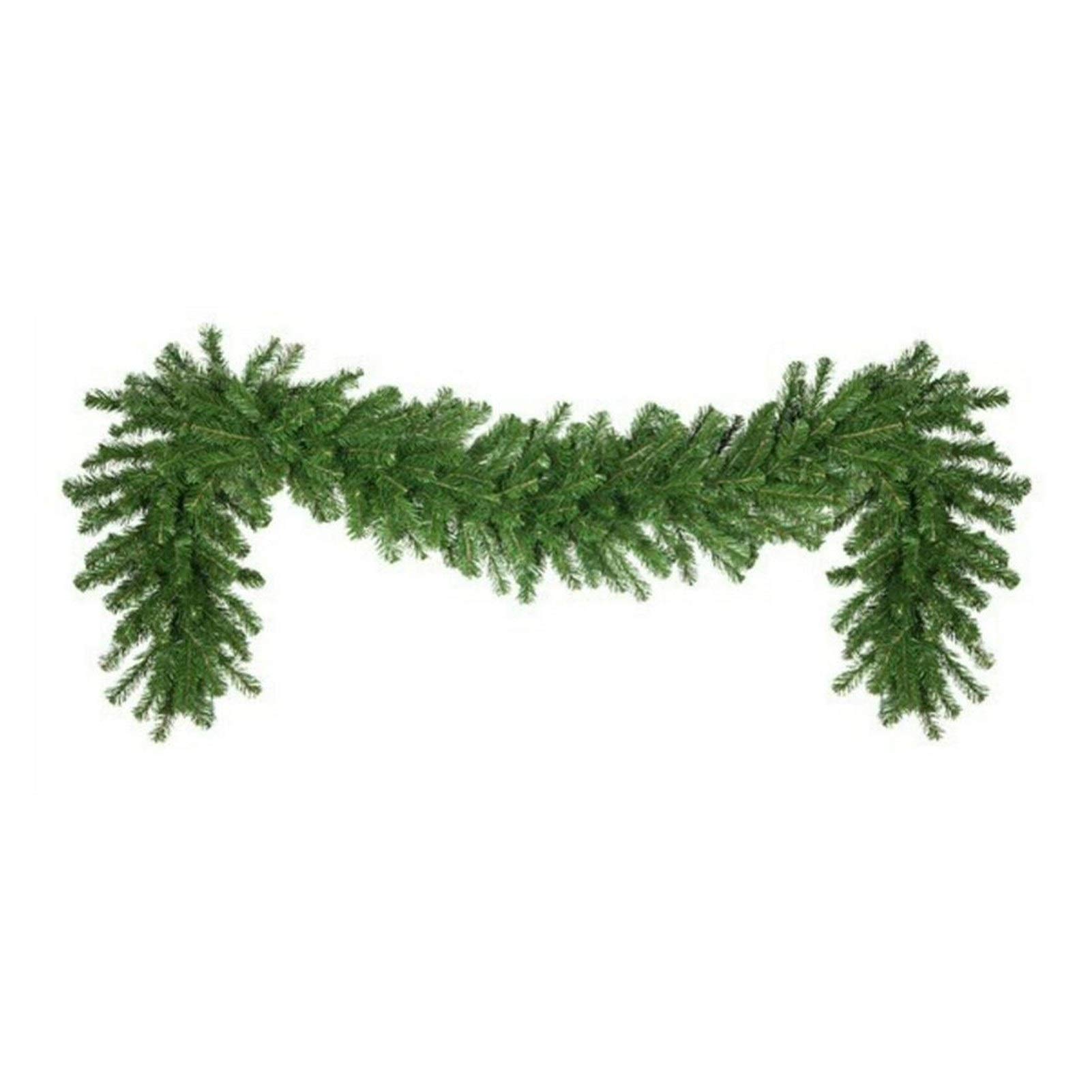 Guirlande de Noël pin épinette verte 2.7m rotin artificiel souple