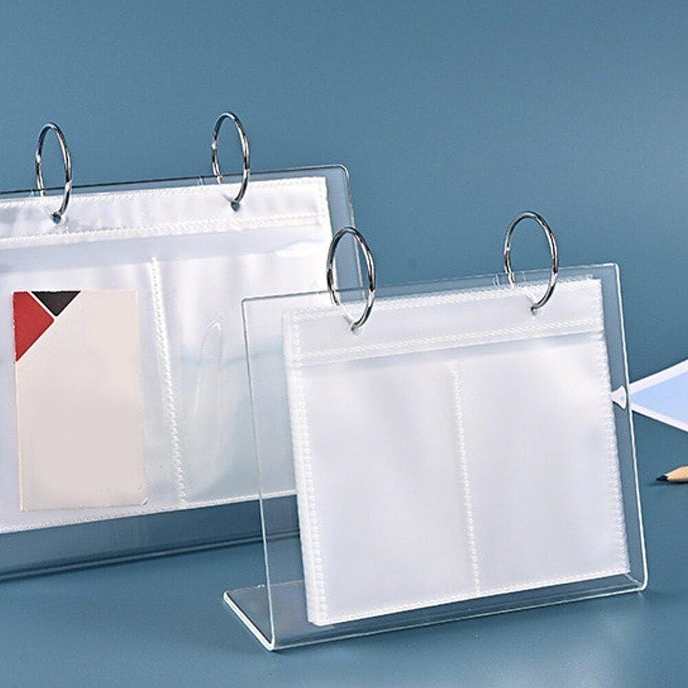 Album Fotografico In Acrilico Trasparente - Raccoglitore KPOP Con 68 Tasche Per Foto E Tessere