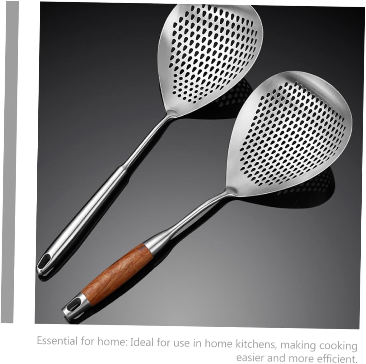 Mobestech Mesh Strainer Spoon Strainer Stainless Steel Pasta Colander Fried Food Skimmer