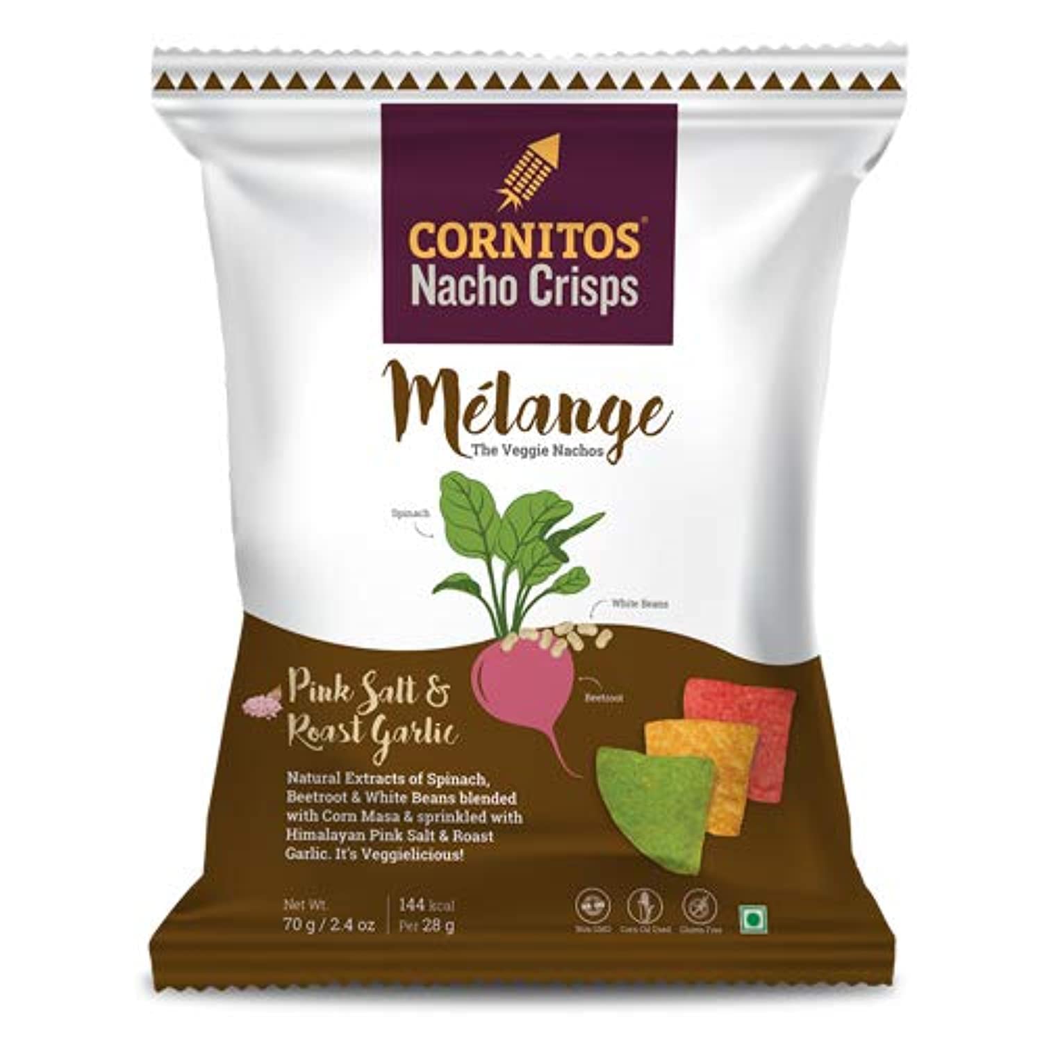 CORNITOS Nachos Melange, 70 gm