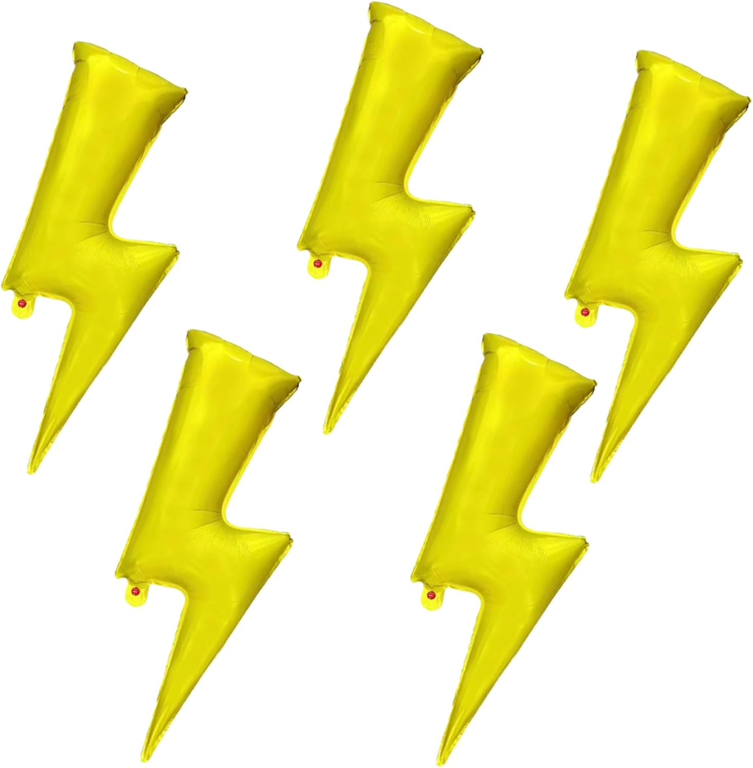 5Pcs Lightning Bolt Balloons Giant Flash Lightning Shape