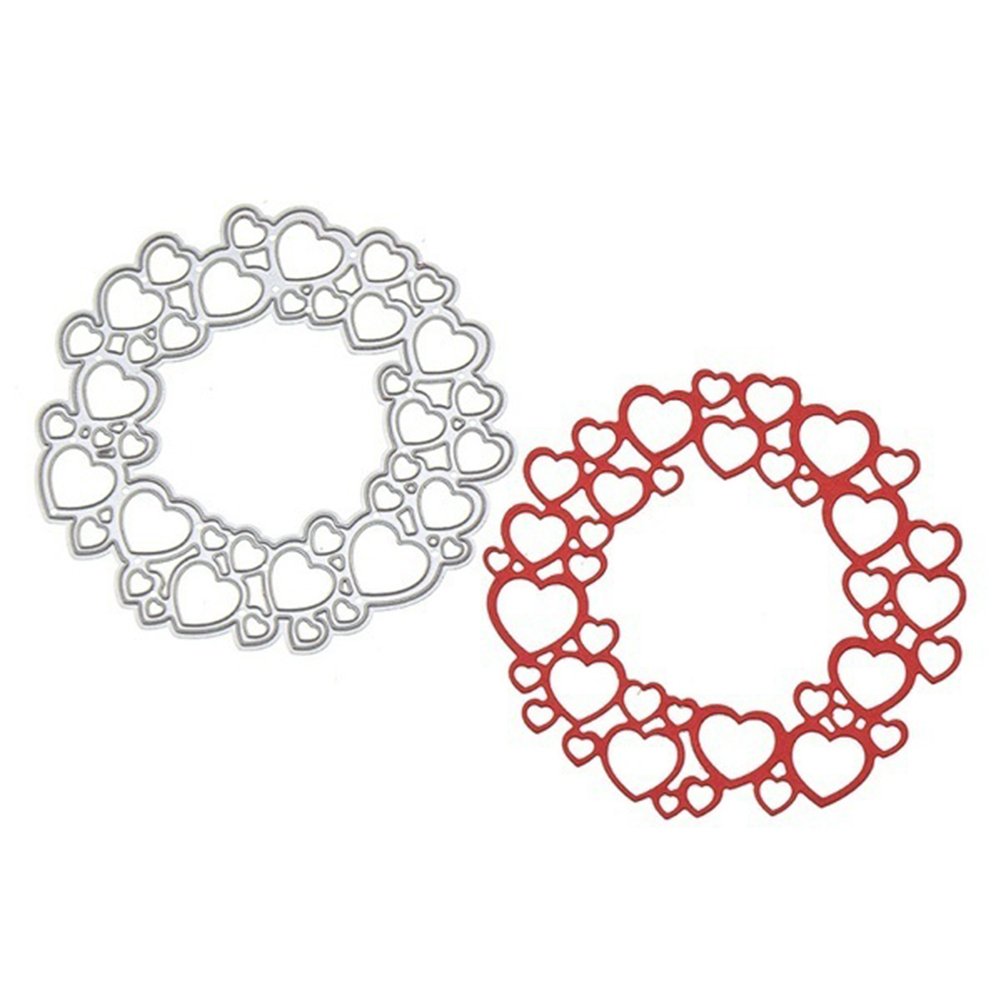 Gemini_mall Heart Gemini_mall® Diy Cutting Dies Metal Embossing Stencil For Album Scrapbooking Paper Card Art Craft Decor (Heart)