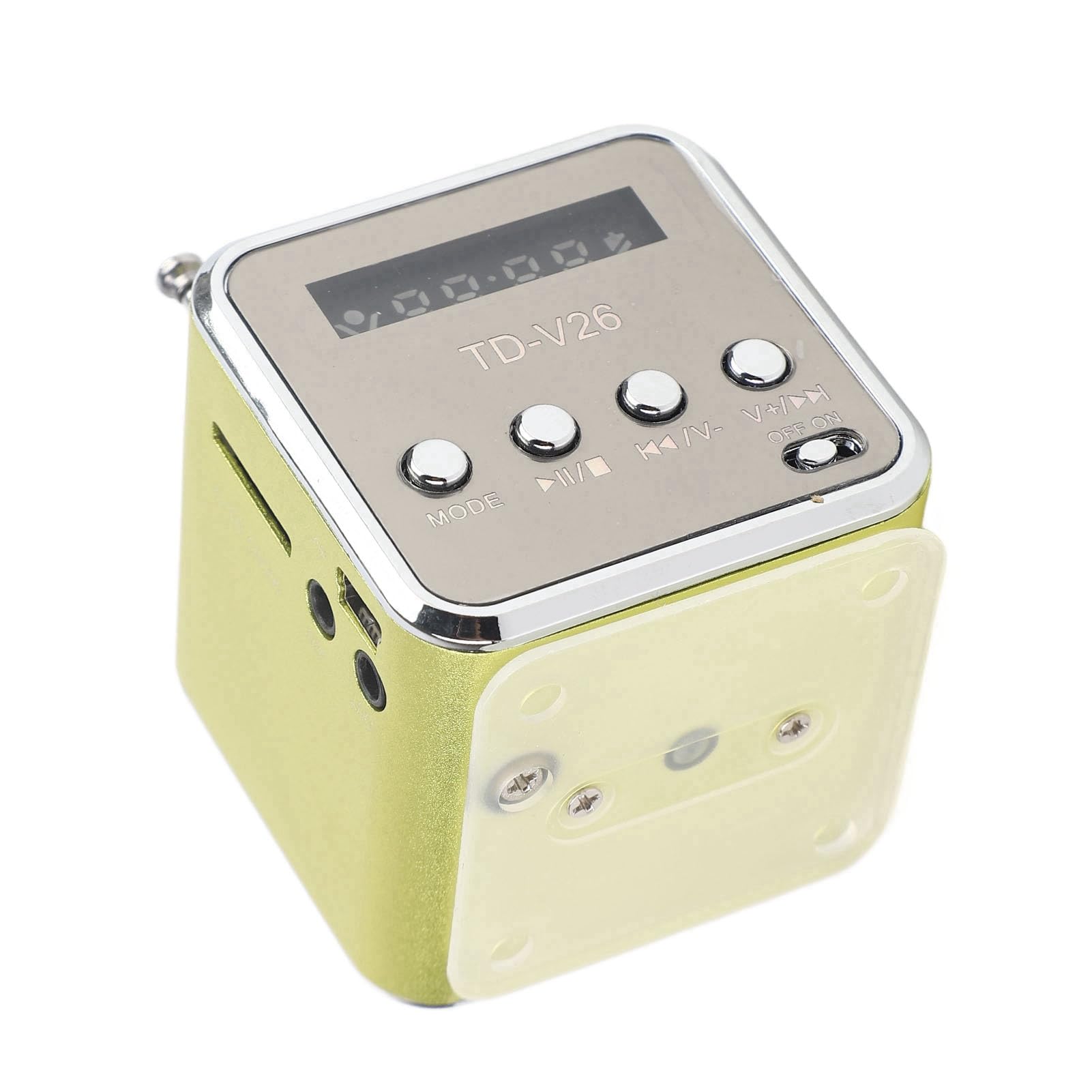 Mini Radio Numérique Portable Avec Support TF/USB Et FM - Haut-parleur Intégré, Alimentation USB Ou Batterie