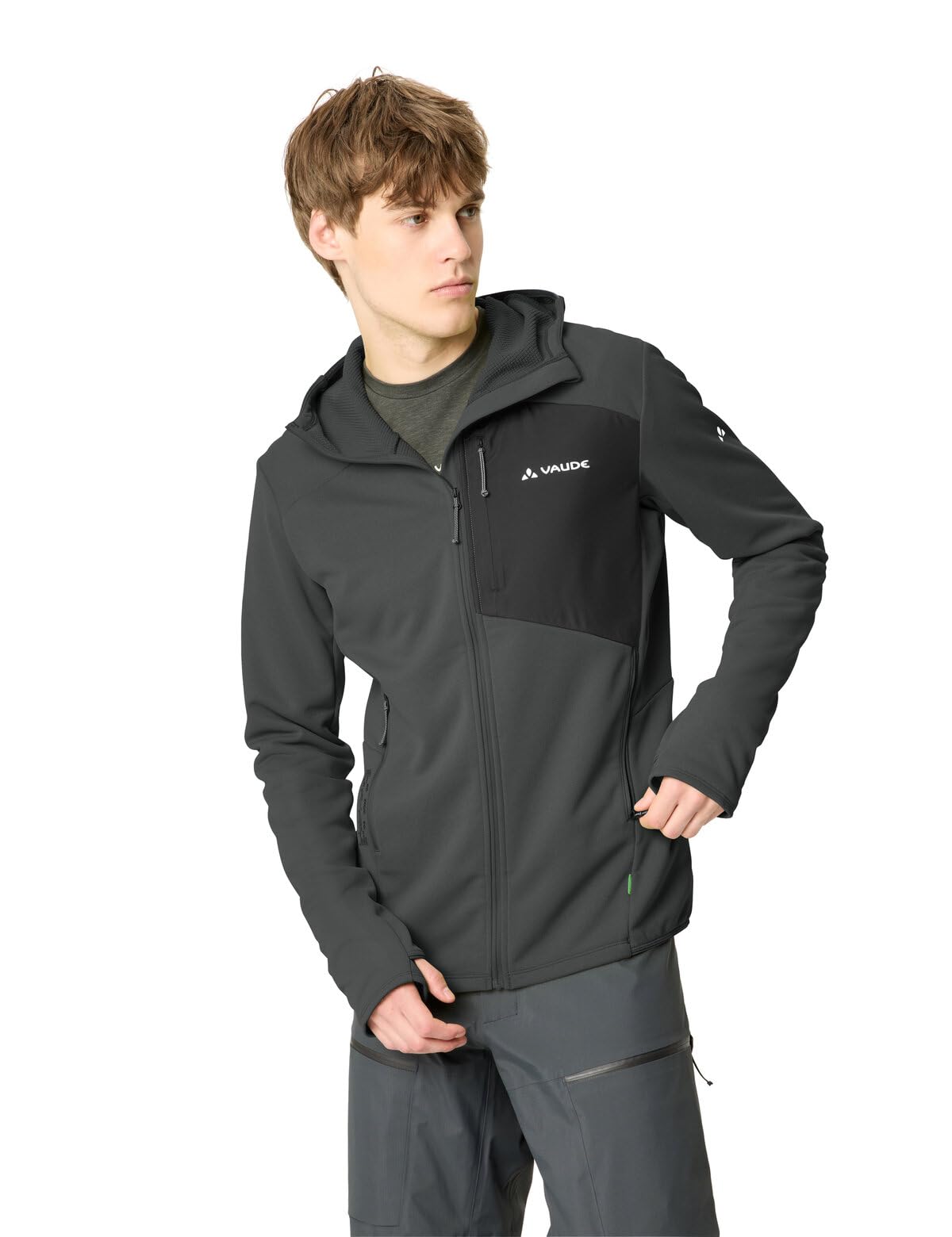 VAUDE Men's Monviso Fleece Jacket III, bardzo elastyczna kurtka polarowa męska, do uprawiania sportów górskich, która jest częścią koncepcji krążenia, oddychająca i ogrzewająca