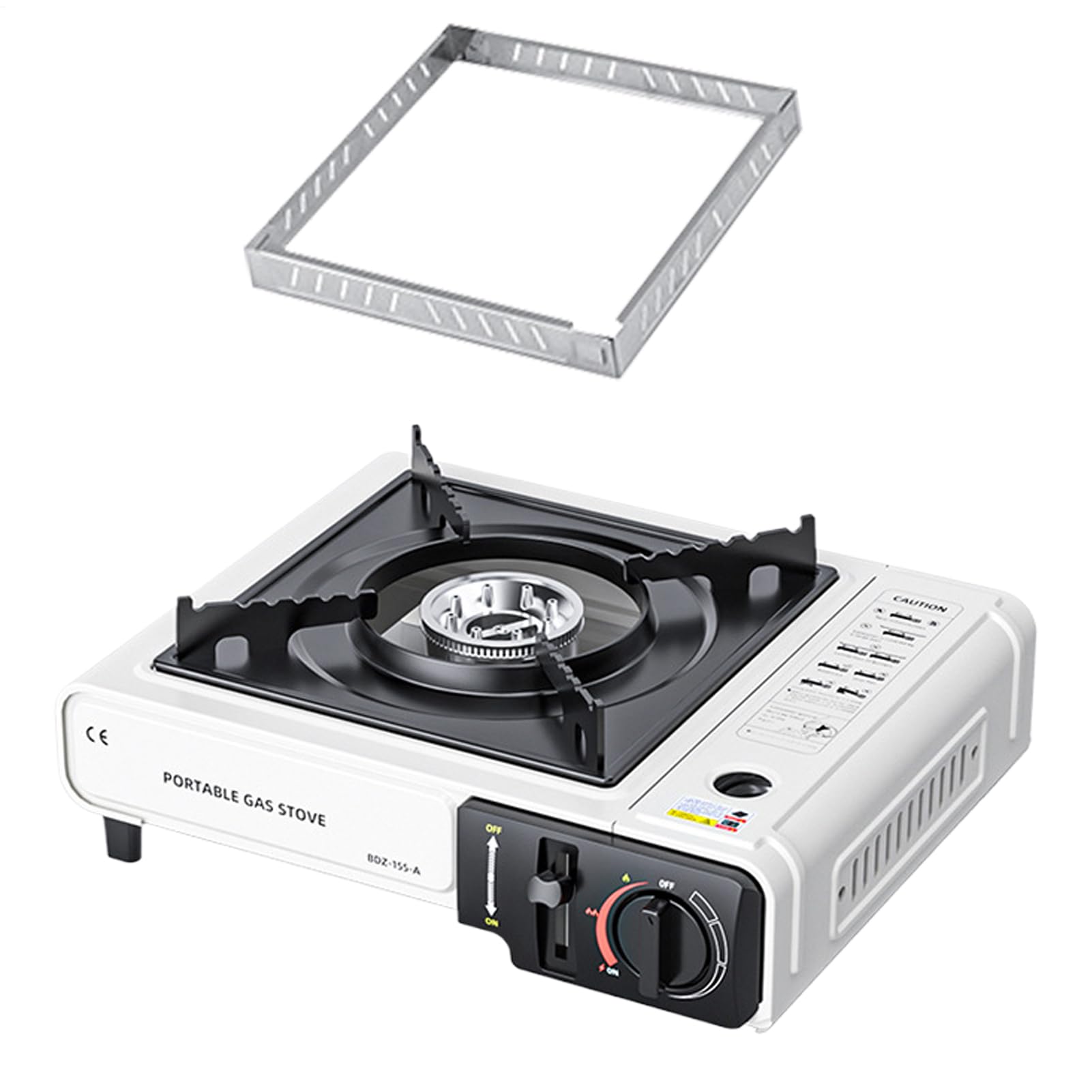 Cassette Camp Slusove – 34 x 26 x 8,2 cm para averías de camping portátil | Quemador de gas portátil de gas externo a prueba de | Quemador de gas para camping para ollas de de alto