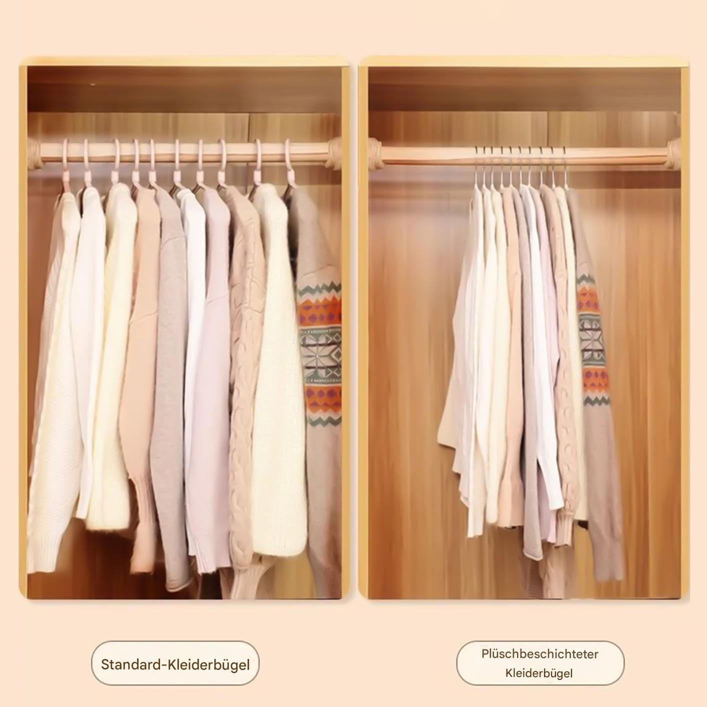 Perchas - 10 perchas resistentes de terciopelo con rotación de 360 grados - gancho para colgar para traje, puerta, abrigo, pantalones, jersey, camisas, organización del armario