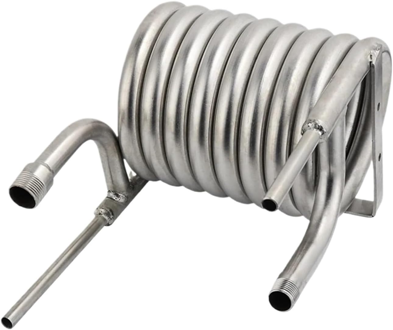 Stainless Steel Counterflow Wort Chiller, Heat Exhanger Cooling Coil Brewing Equipment For Beer Homebrew