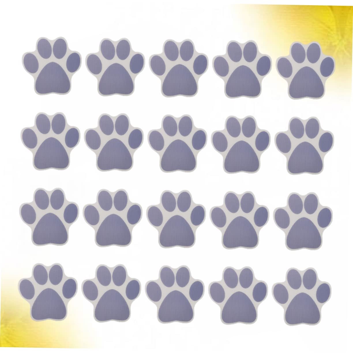 SOLUSTRE 20PCS Slip Cartoon Dog Footprint Stickers for Bathtub Decals for Bathroom Safety Grey Non Slip Tub Stickers for Easy Application Smooth Surfaces