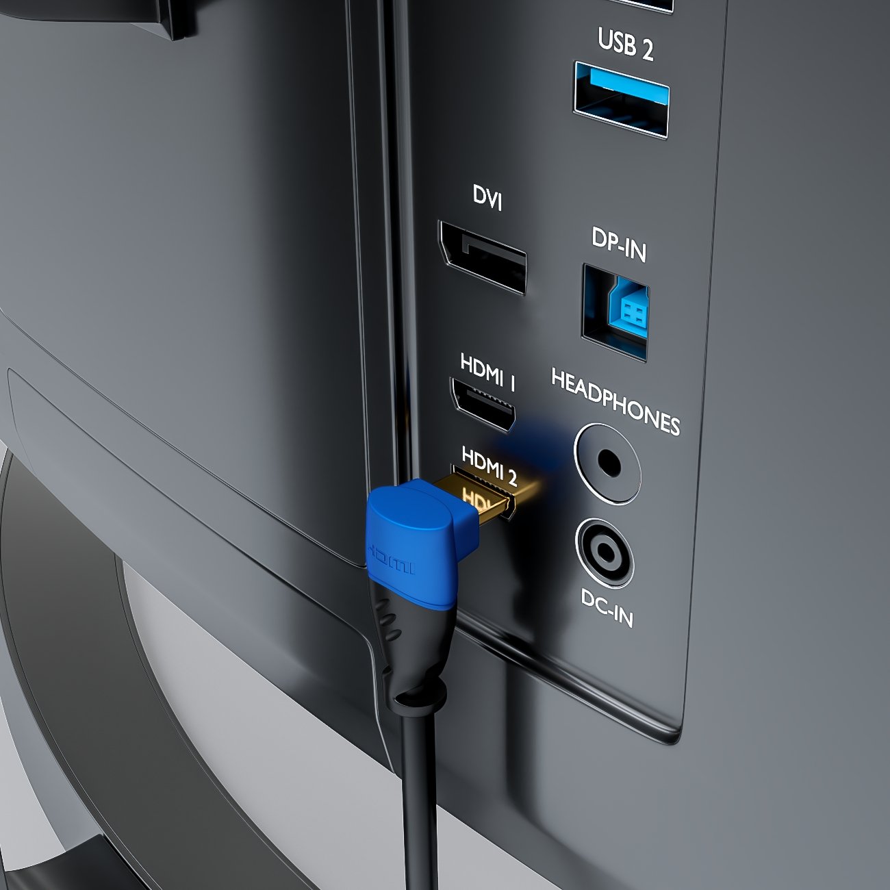 deleyCON 5m Cavo HDMI con un Angolo di 90° - Compatibile con HDMI 2.0/1.4 - UHD 4K HDR 3D 1080p 2160p ARC - High Speed con Ethernet - Nero