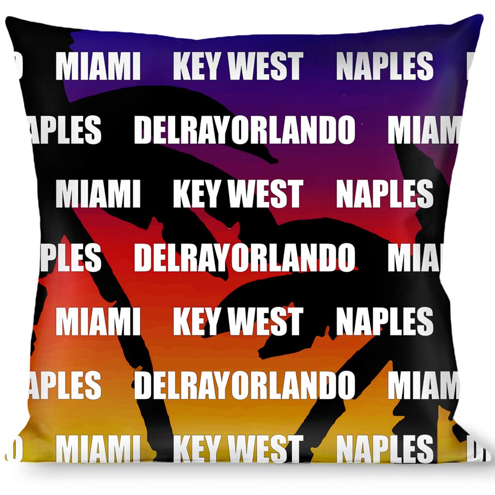 Almohada de Florida Buckle Down en tejido suave para decoracion de casa
