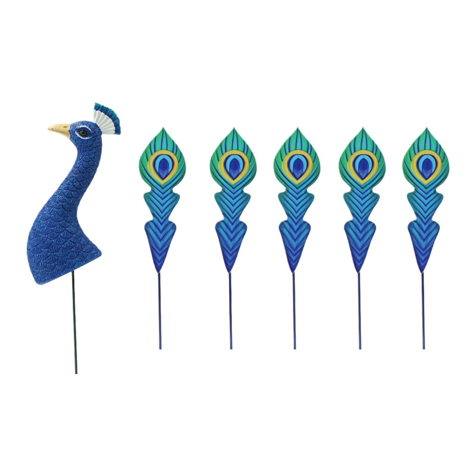 Piquets décoratifs en métal pour jardin pour remplacer les décos fragiles qui cassent au vent