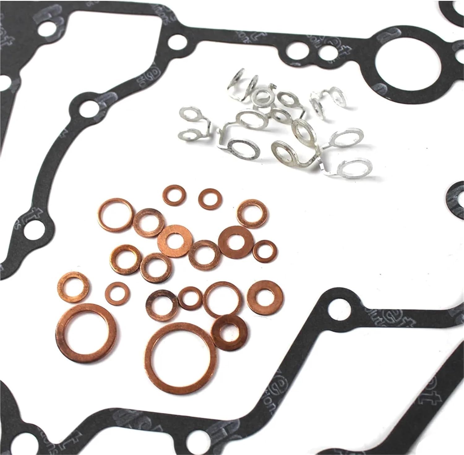 V3307 V3307T Engine Gasket Kit Compatible with Kubota M6040 M6060 Tractor S650 S630 Compatible with Bobcat Skid Loader 1G772-99350 1G772-99360