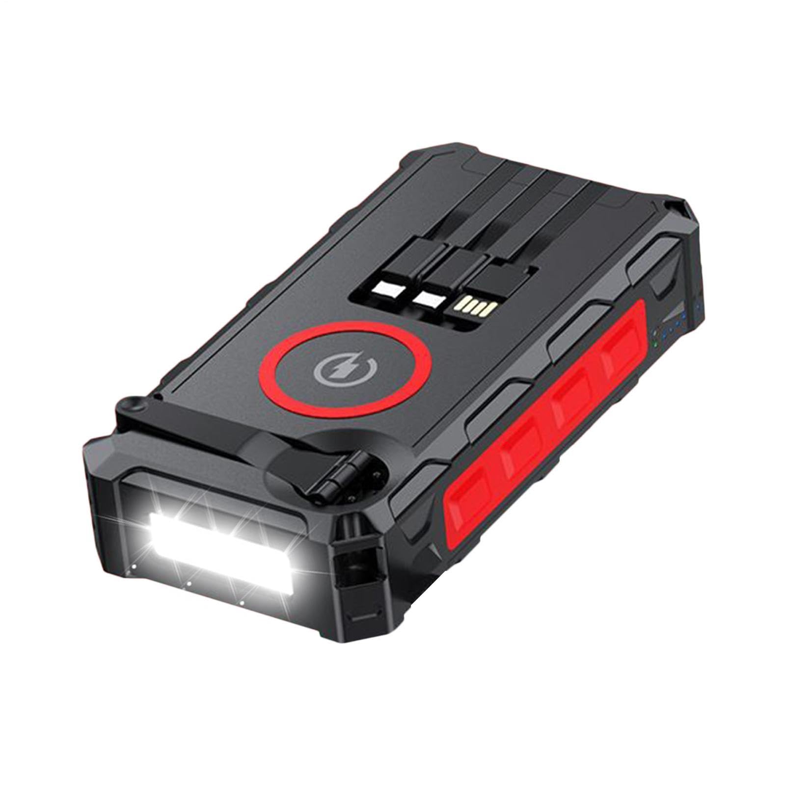 Power Bank Solare Allarme Wireless Elettronico | Power Bank Con Ricarica Rapida E Torcia Per Casa Viaggio Campeggio Pesca Uomo Donna Ragazzi Ragazze Giovani Ciclisti Mamma