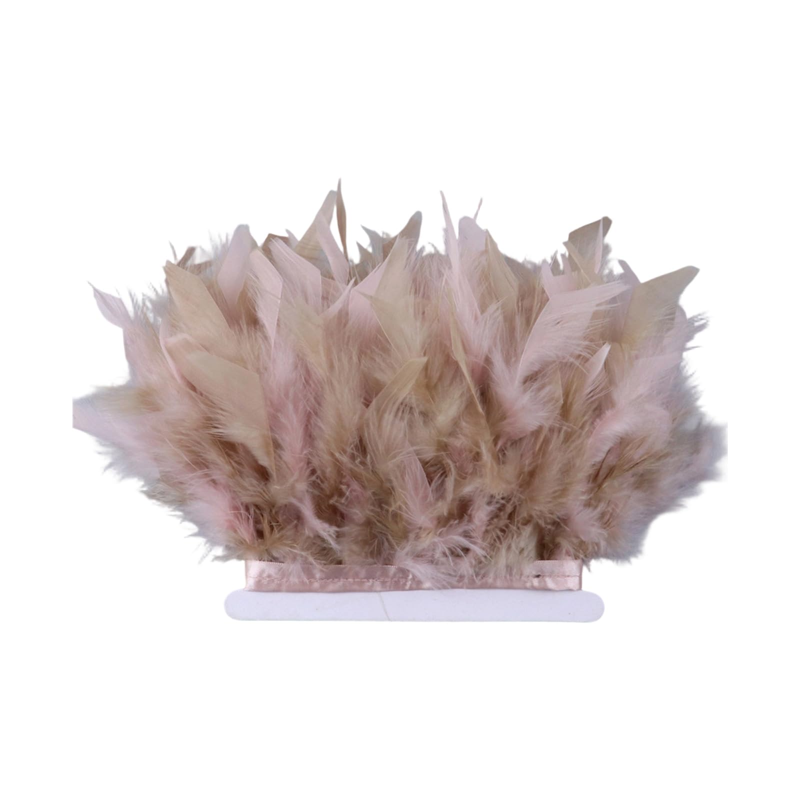 Sbshiouu I Two-Tone Flame 100Cm Natural Colorful Plumage For Craft, Costume & Party Decoration, Headp Flexible Craft Quills