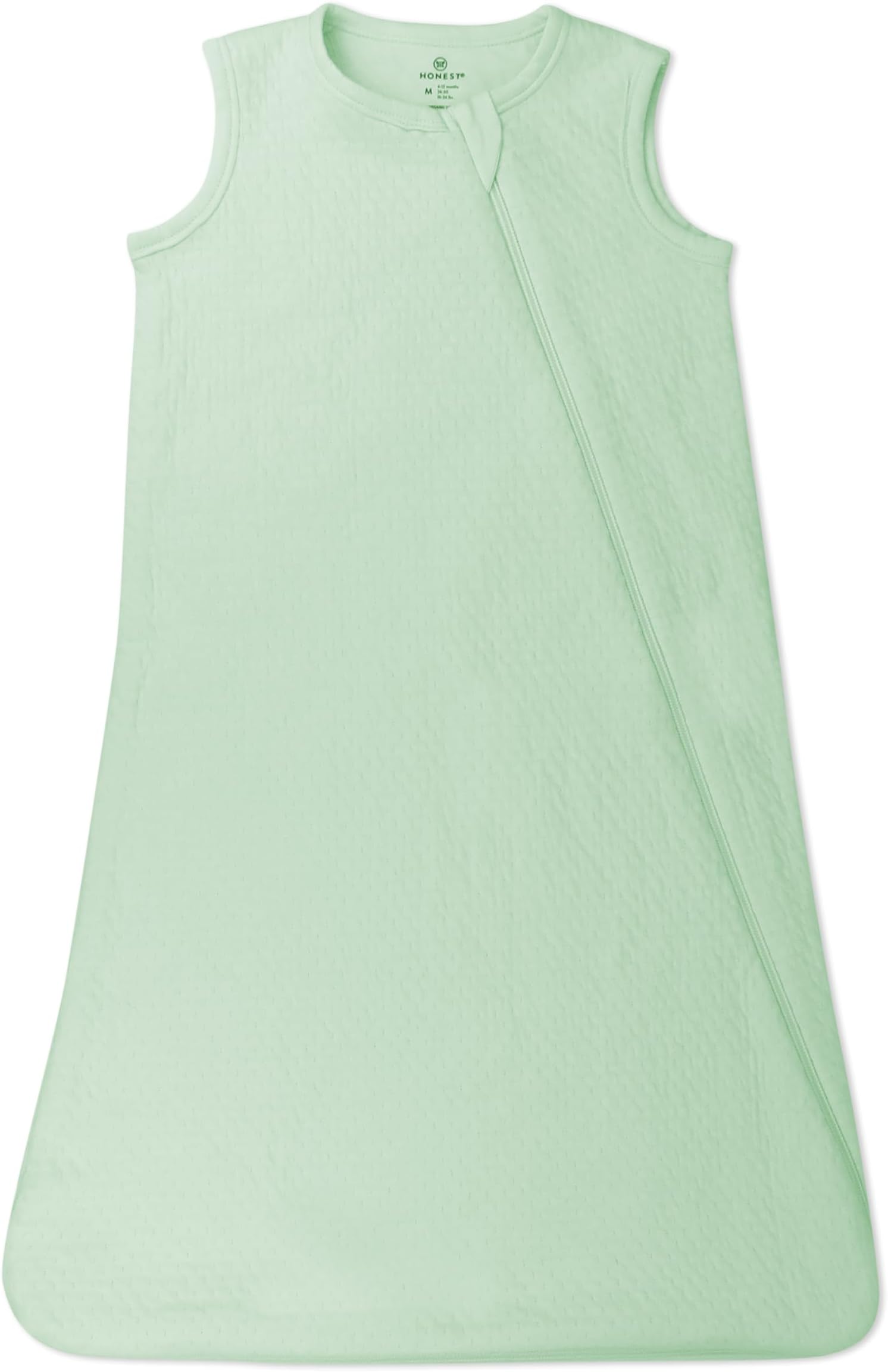 HonestBaby Wearable Blankets Sleeping Bags Swaddle Transition 100% Organic Cotton for Infant Baby Boys, Girls, Unisex, Sage, Small