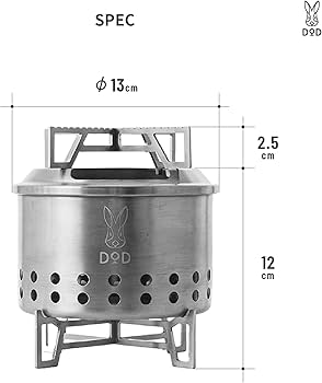 Amazon | DOD(ディーオーディー) シェラもえファイヤー 焚き火台