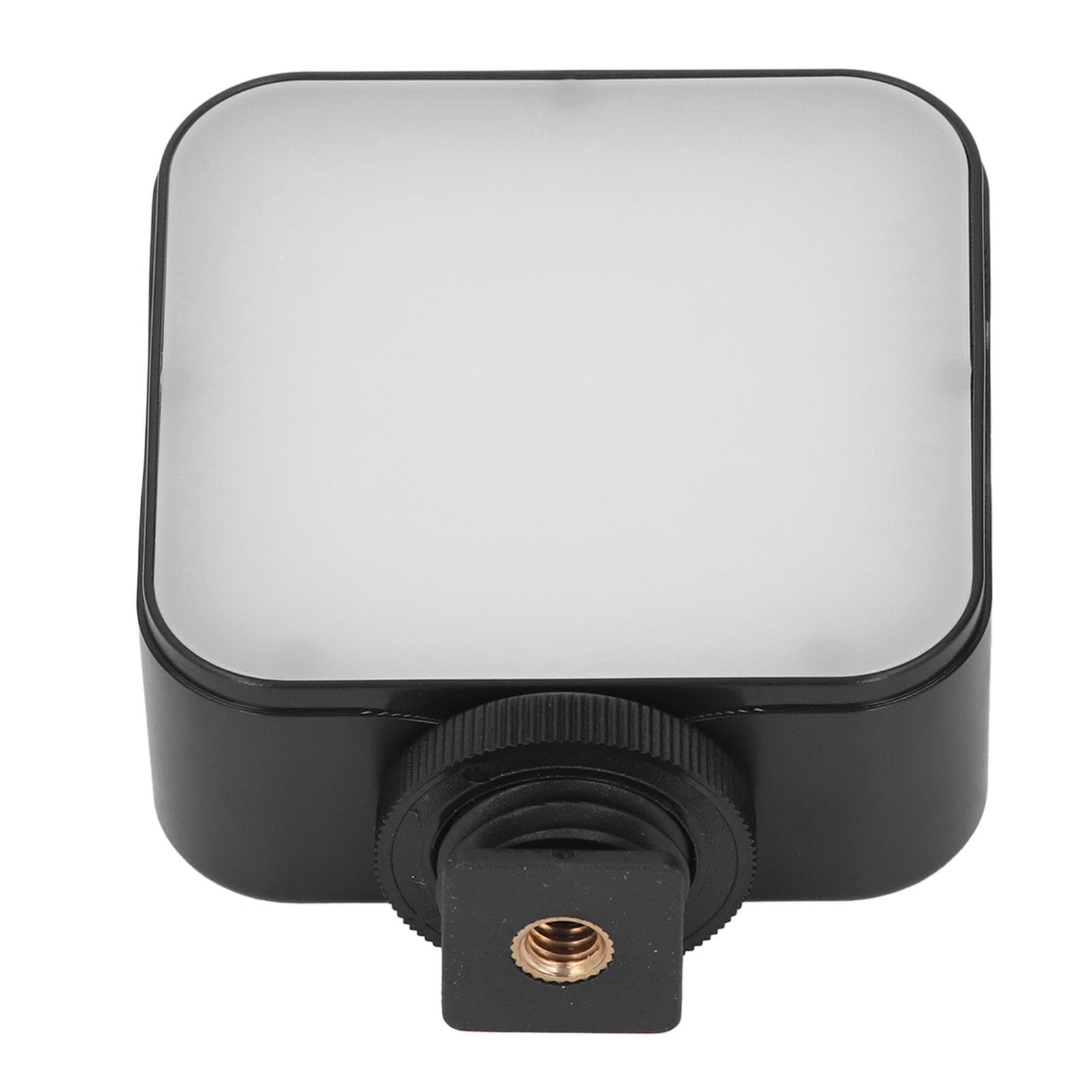 LED Video Light, 49 LED Beads Camera Light w 3 Cold Shoe, Portable Photography Lighting, On Camera 6500K Dimmable Panel Lamp Battery Powered for Live Streaming Video Recording