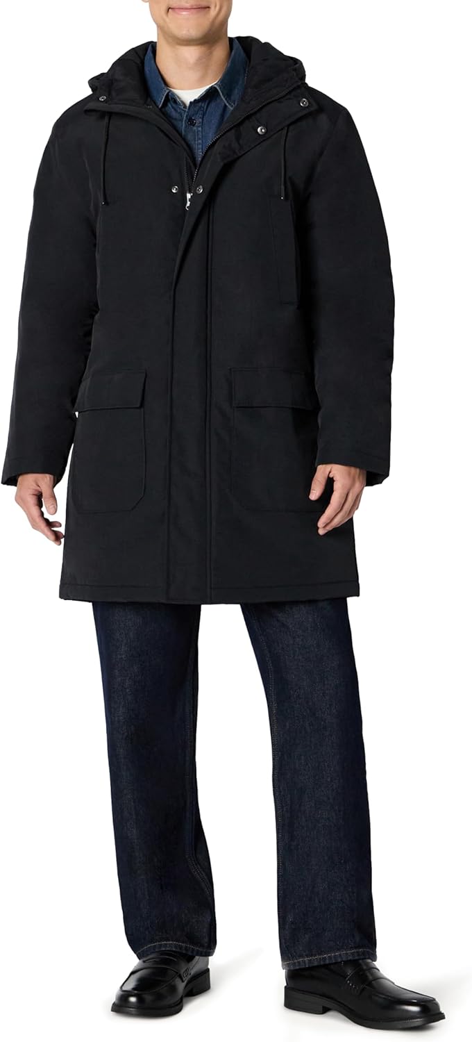 Amazon Essentials (Demi's Pick) Men's Modern Oversized-Fit Heavyweight Parka Jacket